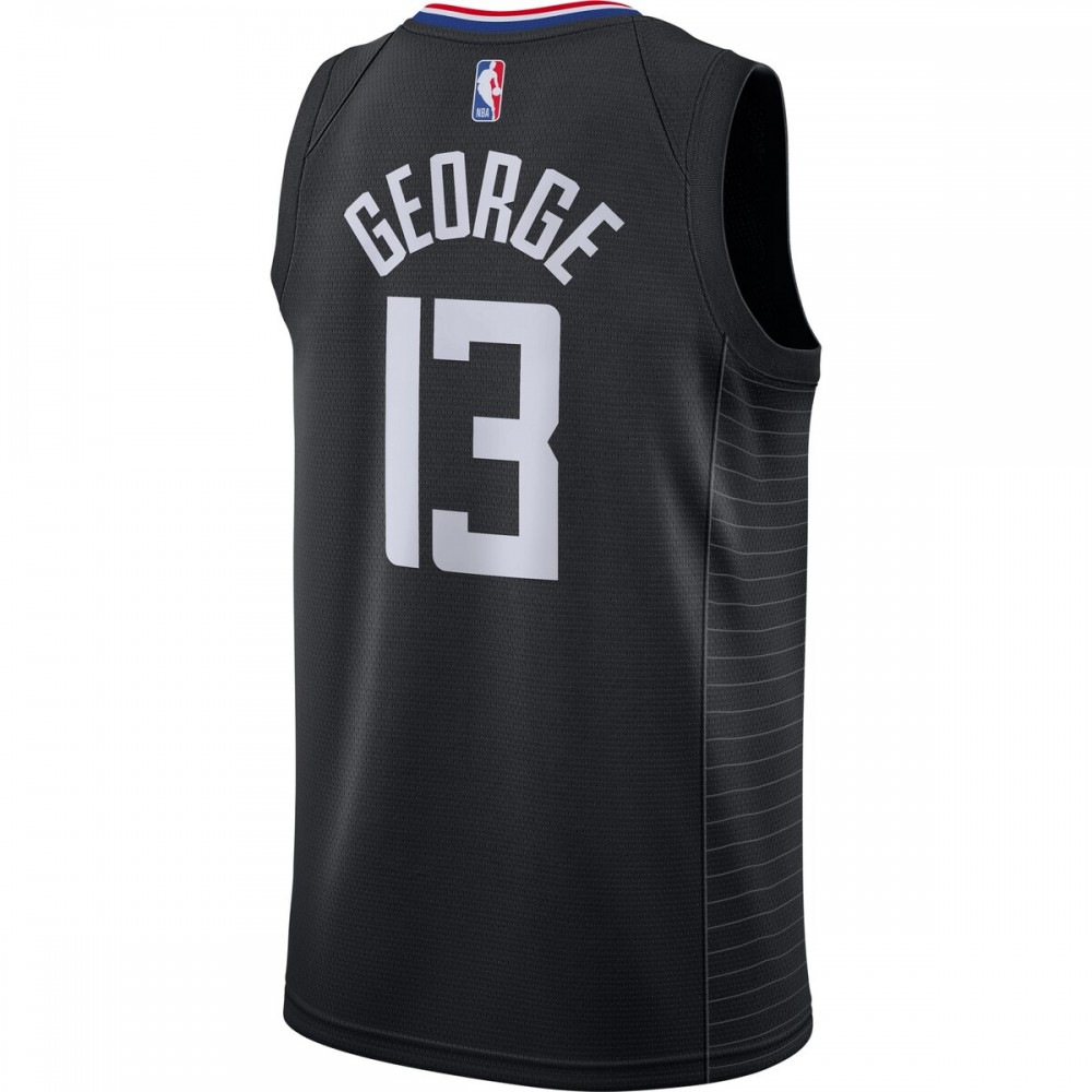 Paul George LA Clippers Jordan Brand 2020/21 Swingman Jersey - Statement Edition - Black-Pro Kit Vault | Brand New 26/27 Sports Jerseys